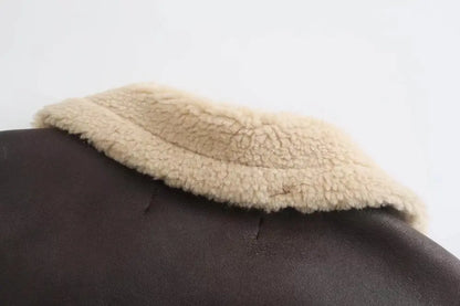 Liva Girl Műszőrmés Kabát Öv