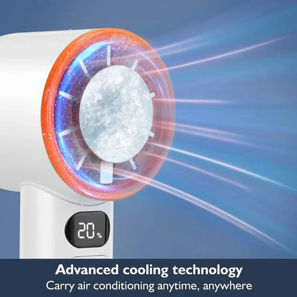 Xiaomi Mini Kézi Ventilátor - 120 Sebesség, Jégmód, USB Töltés, Hordozható, Asztali