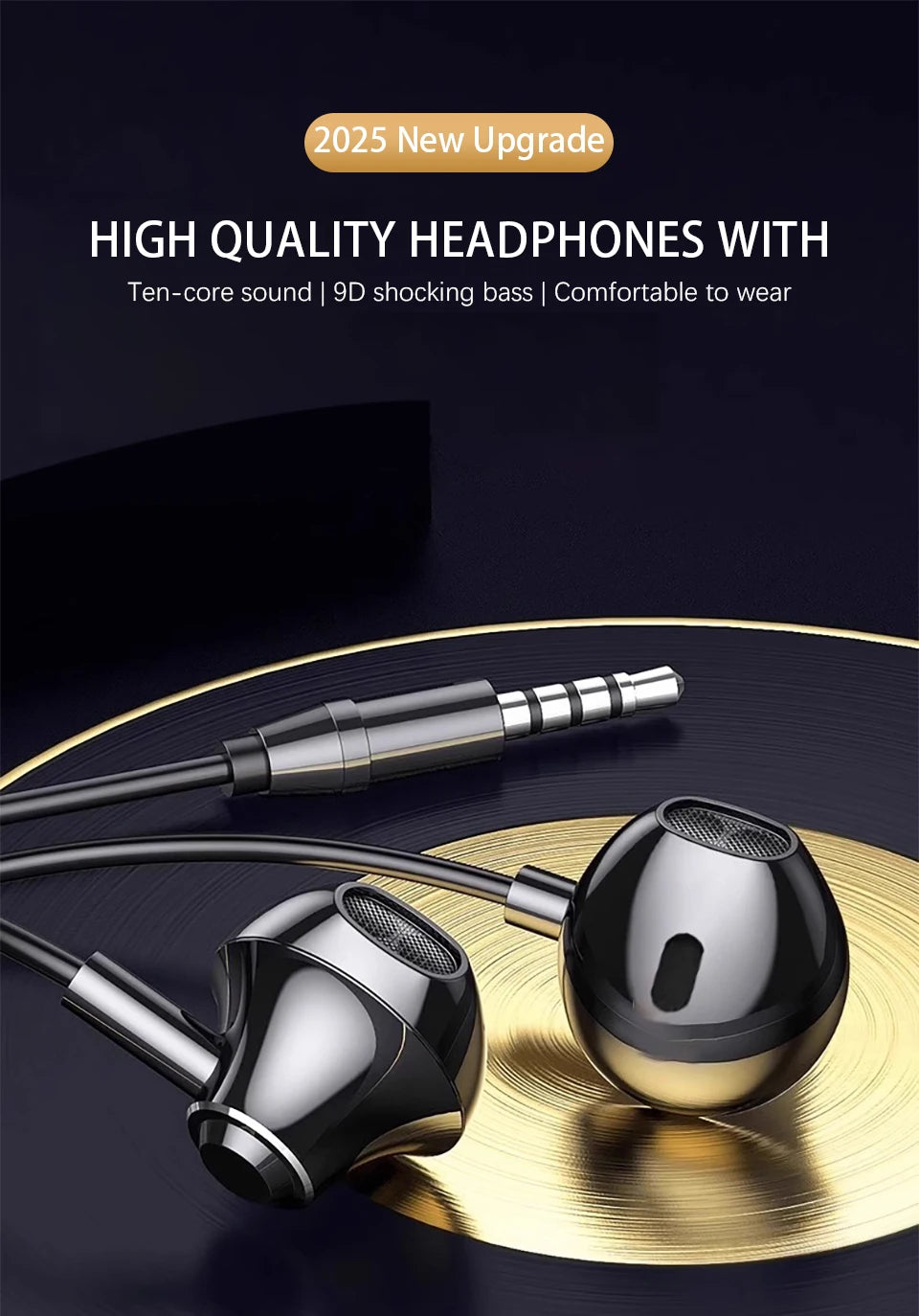 TekaGene HiFi Fülhallgató Bass