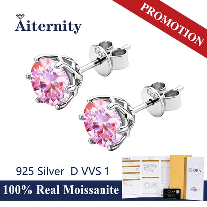 AITERNITY Moissanite Fülbevaló