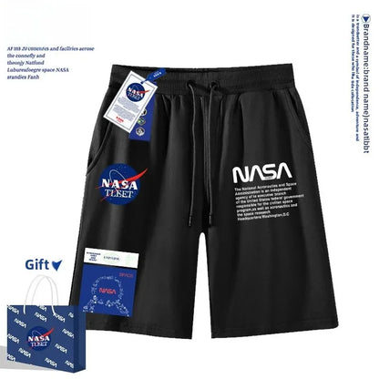 NASA-Baumwoll-T-Shirt, atmungsaktives Muster