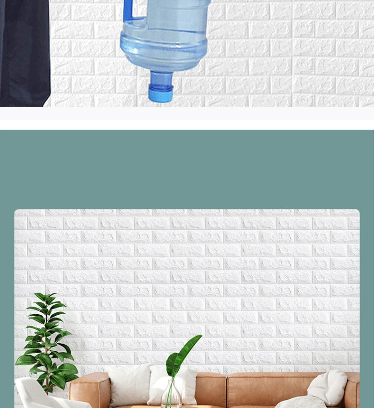 DZQ Öntapadó 3D Tapéta Tégla