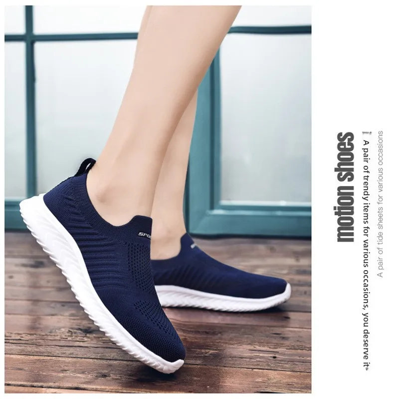 Férfi-Női Sportos Cipő - Kényelmes Slip-On Sneaker