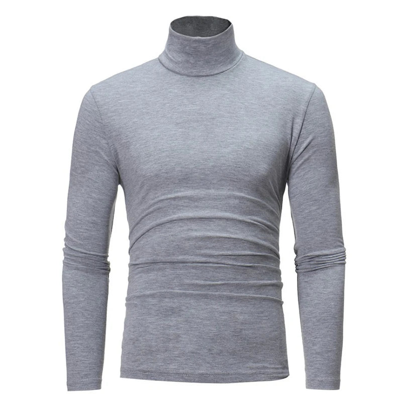 Liva Girl Herren-Rollkragenpullover, schmal geschnitten