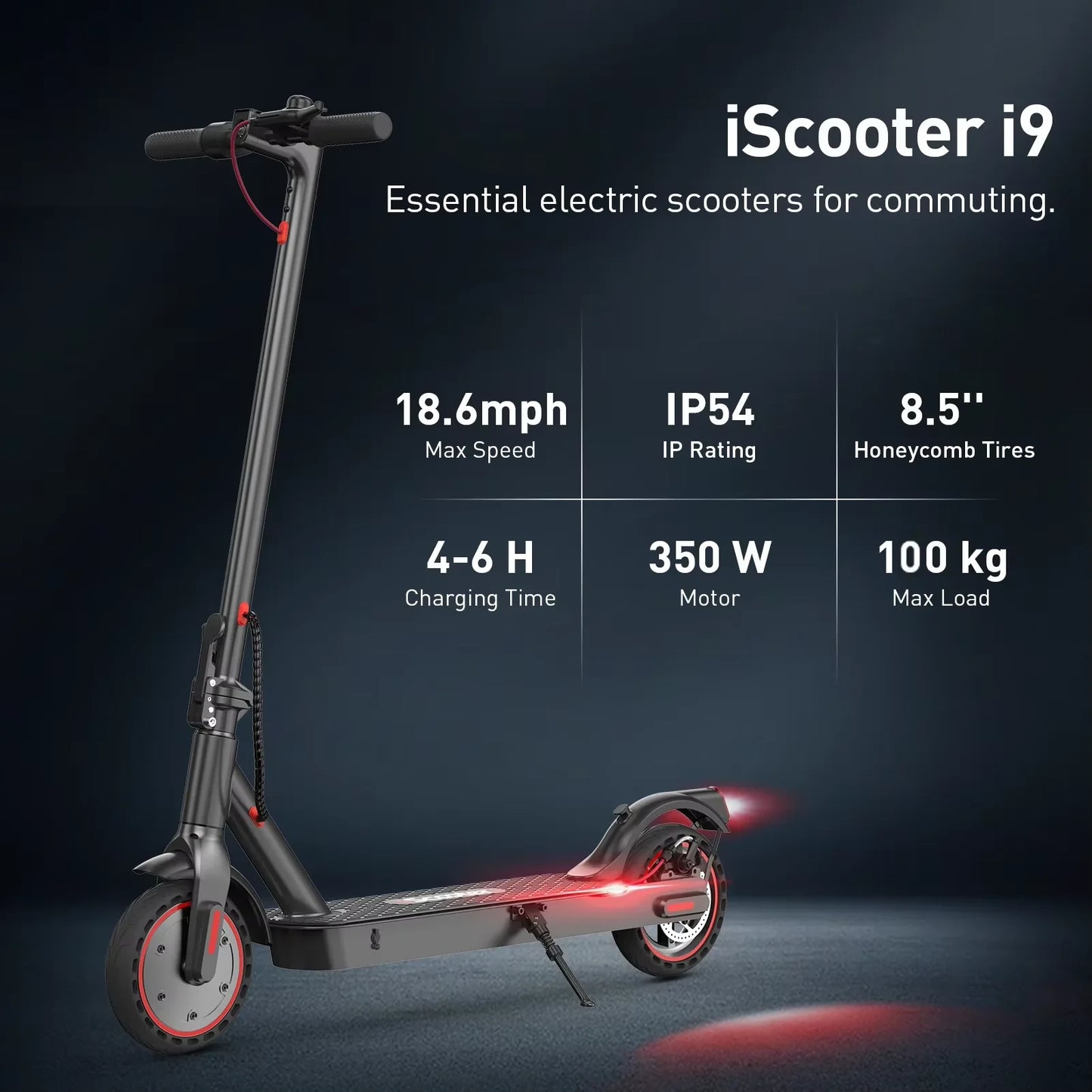 iScooter i9 350W 30km Erwachsene