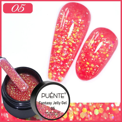 Puente Cat Eye Gel Fényes Kék