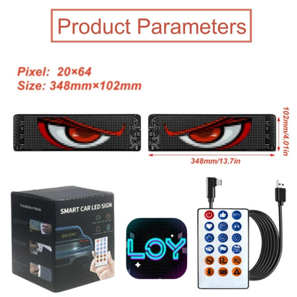 Démon Szem LED Ablak Panel