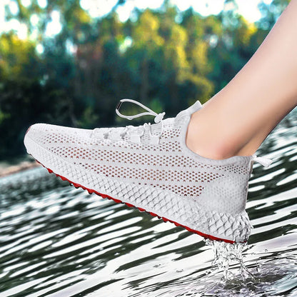 Férfi Casual Sneaker Mesh Slip-On - Légáteresztő Lapos Talpú Cipő Nagy Méret