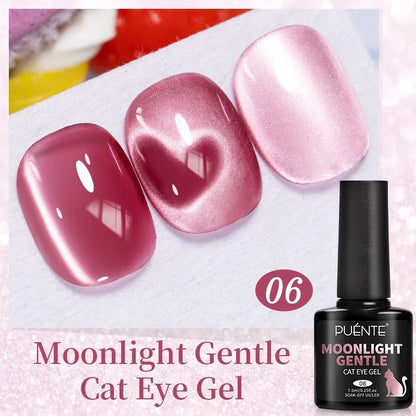 Puente Cat Eye Gel Fényes Kék