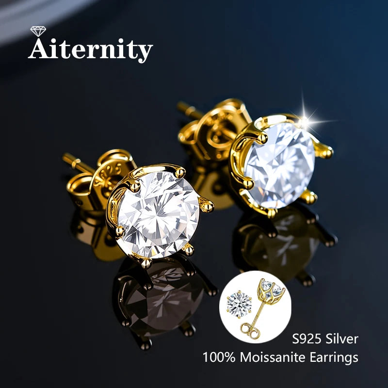 Moissanite Fülbevaló Aiternity
