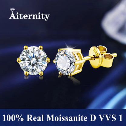 Aiternity Moissanite Fülbevaló