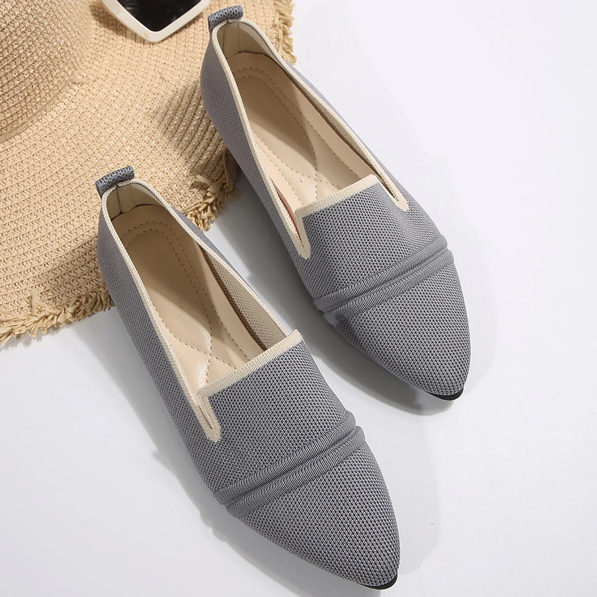 RZSMTYA Women's Slipon Flat Shoes