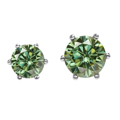 Moissanite Csavaros Fülbevaló