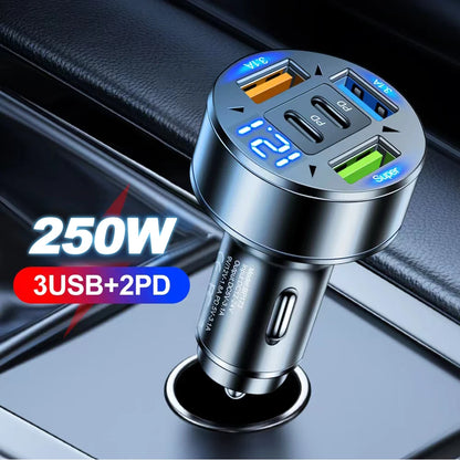 Autós Töltő Kebidumei 5Port PD