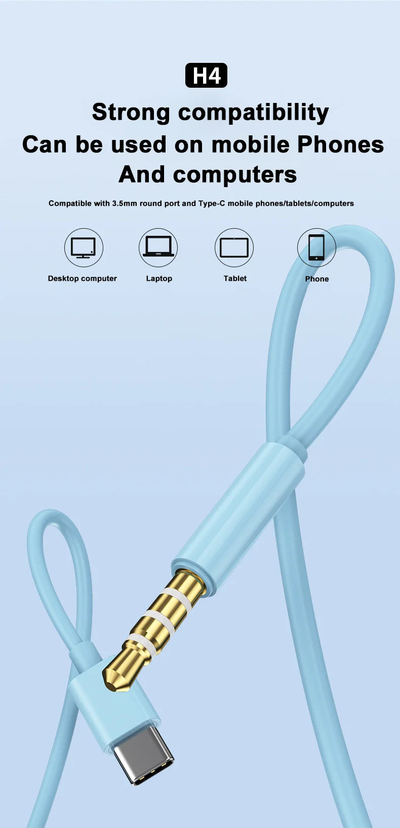 TekaGene USB Fülhallgató HiFi