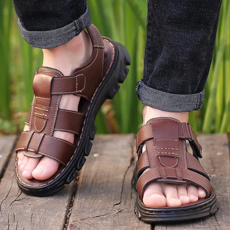 DUTRIEUX Herren-Sandalen Offen