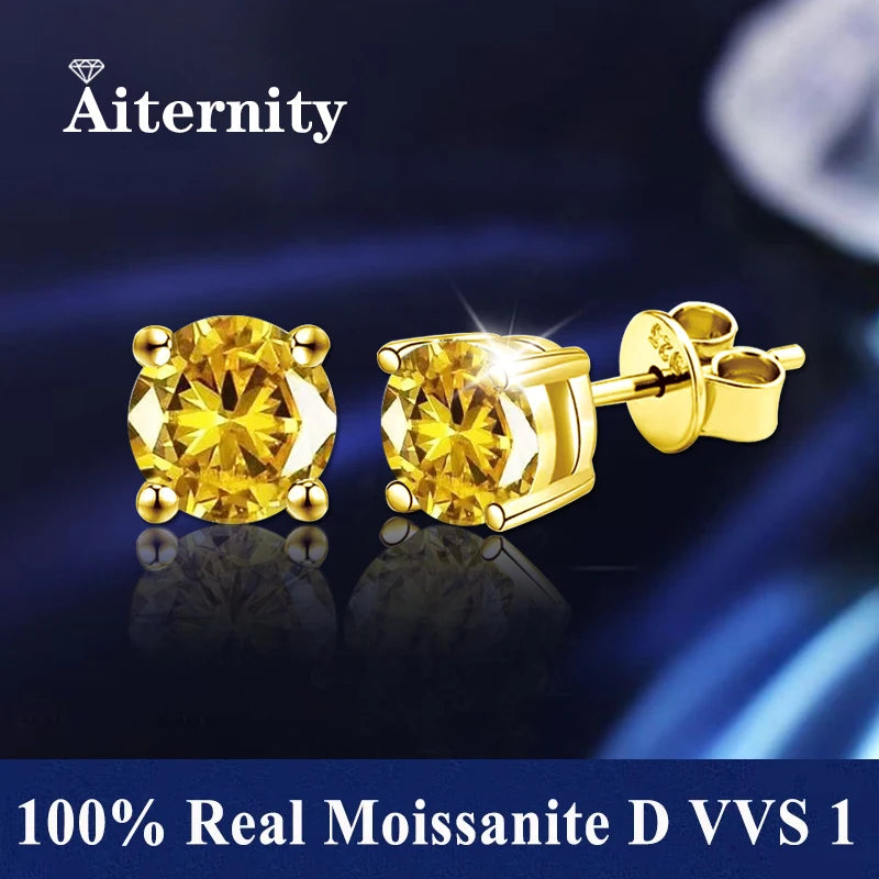 Aiternity Moissanite Fülbevaló