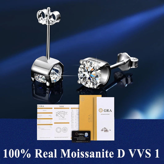 Moissanite Fülbevaló Aiternity