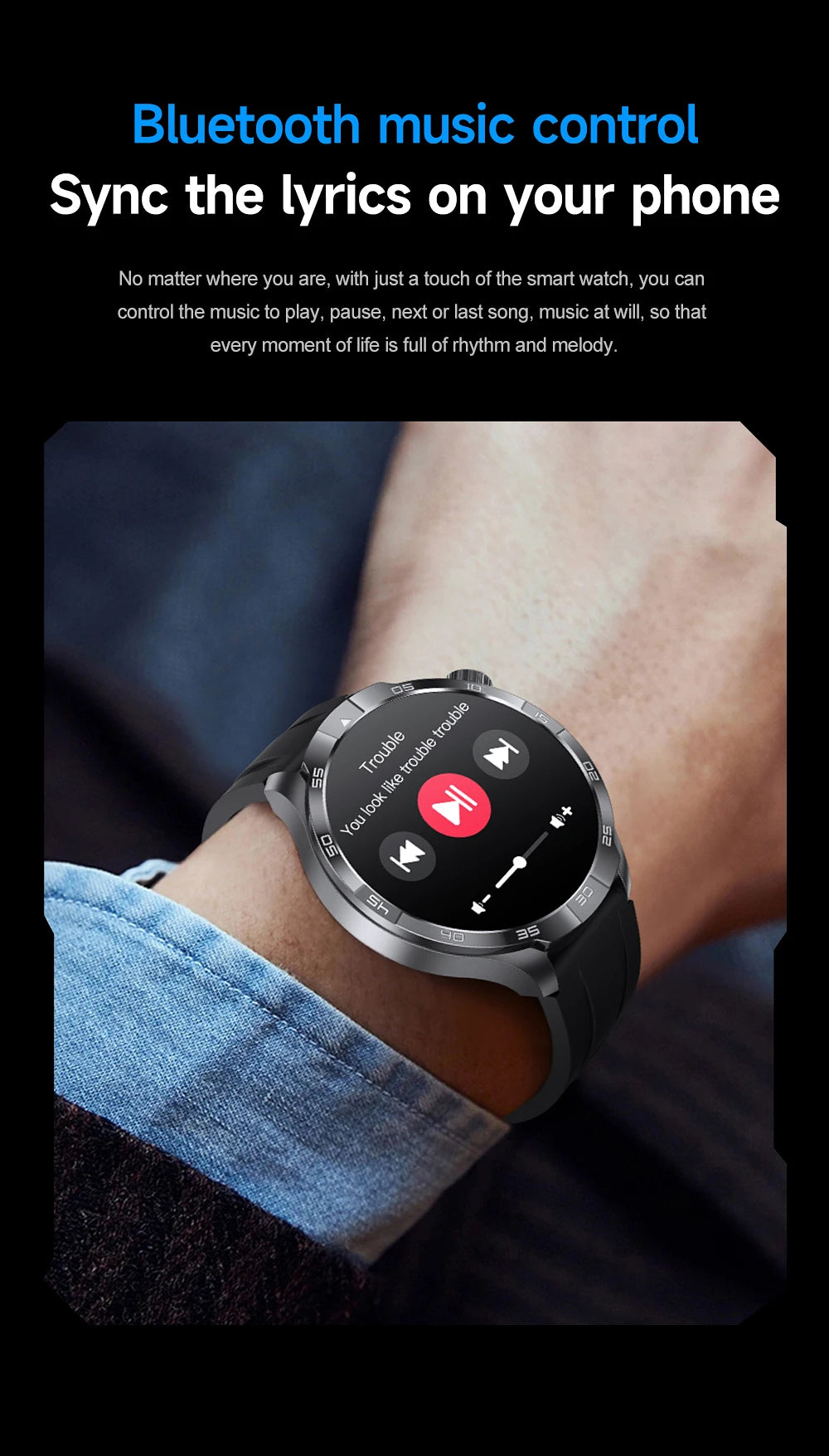 OutdoorTech GPS Sportos Okosóra Férfiaknak - 1,85 Hüvelykes AMOLED Kijelző NFC és HD Hívás IP68 Vízálló