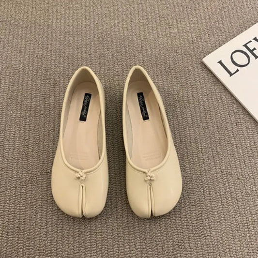 Női Tabi Ninja Cipő - Split Toe Loafer Puha Talppal Tavaszi Szezonra