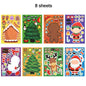 Karácsonyi Puzzle Matricák Diy