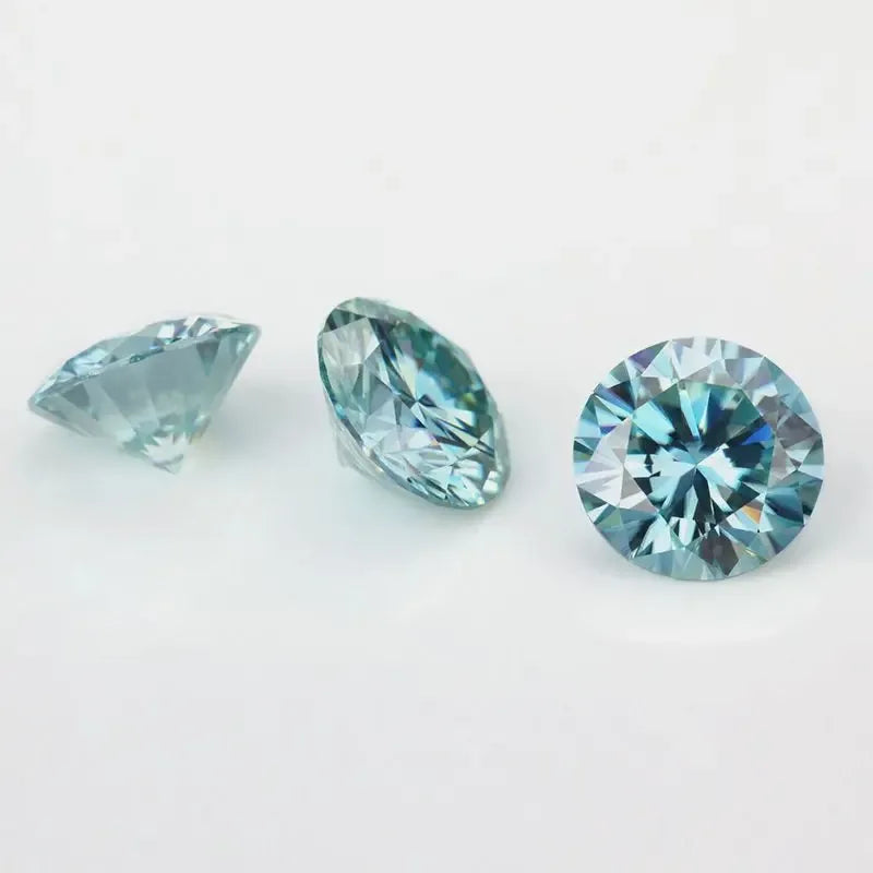 0.5-6ct Rare Colored Moissanite Loose Stone Real VVS1 Lab Grown Princess Crystal Yellow Pink Certified Heart Moissanite Diamonds - BAALAAZ