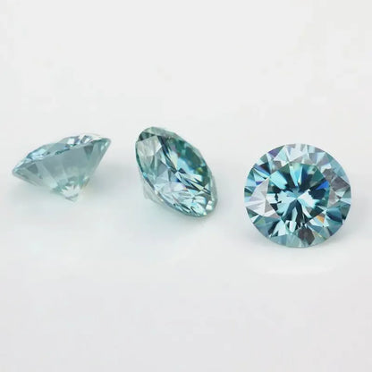 0.5-6ct Rare Colored Moissanite Loose Stone Real VVS1 Lab Grown Princess Crystal Yellow Pink Certified Heart Moissanite Diamonds - BAALAAZ