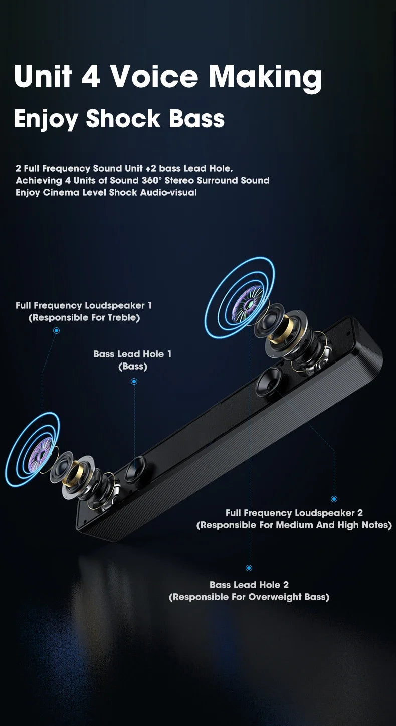 Ballena PC Soundbar Bluetooth