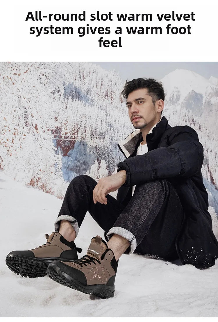 Taktische Herren-Schneestiefel – Wasserdichte Winterstiefel 2025