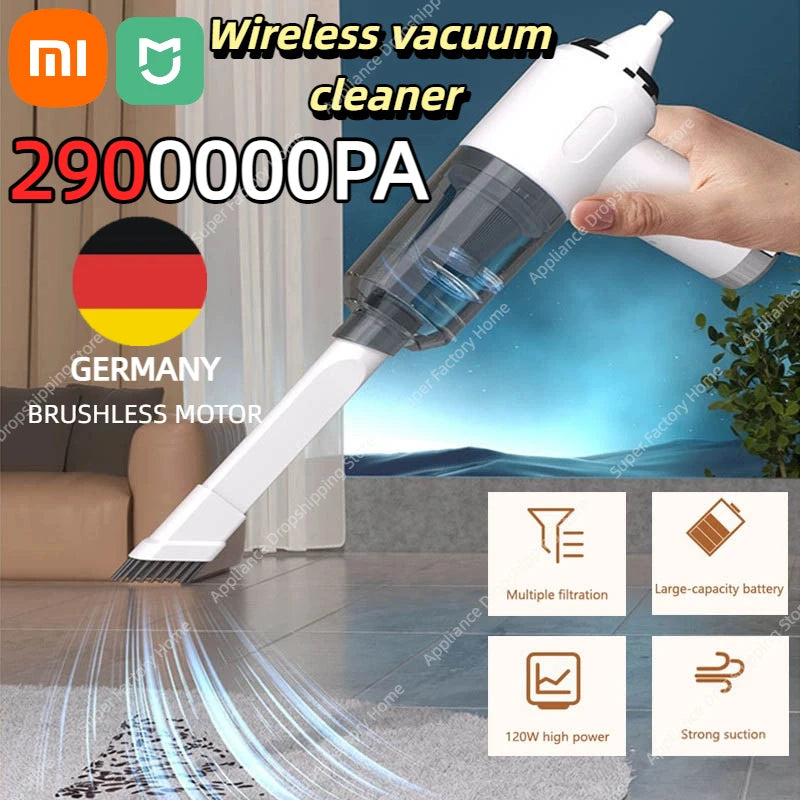 Xiaomi 29000Pa Vezeték Nélküli Autós Porszívó - Fúvó és Szívó Funkció, Kézi, Háztartási