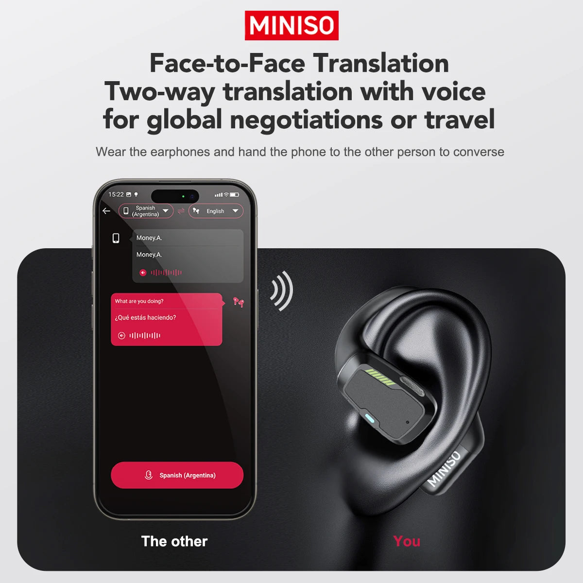 MINISO M98 AI Fülhallgató