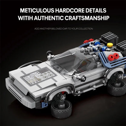 M MENBIS 1 24 Classic Movie Racing Car Építő Kocka Készlet Lego Kompatibilis MOC Modell Gyerekeknek