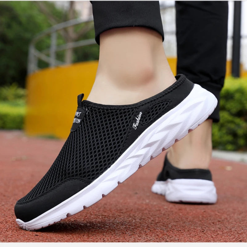 Férfi Nyári Papucs - Lélegző Hálós Slip-On Félcipő
