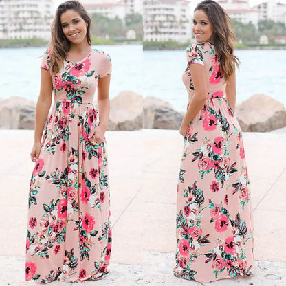 Liva Girl Nyári Boho Maxi Ruha