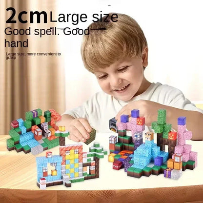 JIMITU Mágneses Építő Kocka