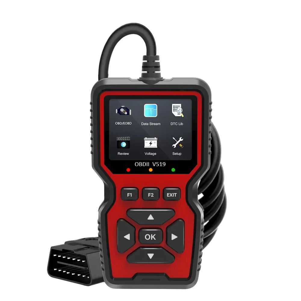 OBD2 Diagnosztikai Eszköz - Profi Motor Kód Olvasóval És Reset Lehetőséggel Valós Idejű Adatolvasás