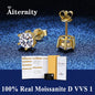 AITERNITY Moissanite Fülbevaló