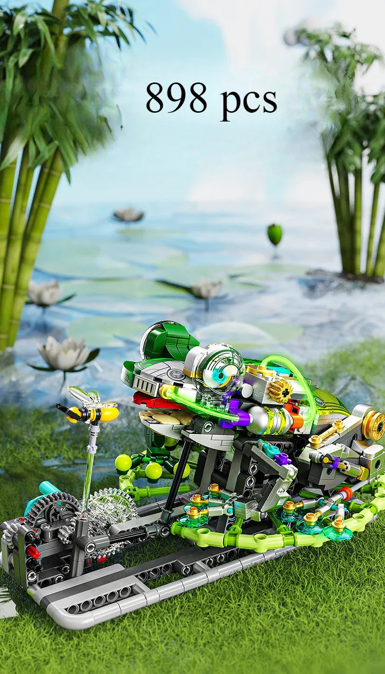 NONECE Building Block Frog Toy