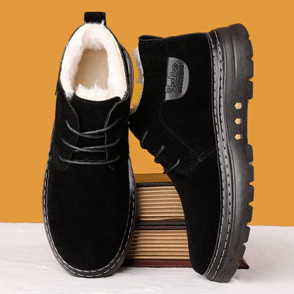 YBQJOO Winterstiefel bequem