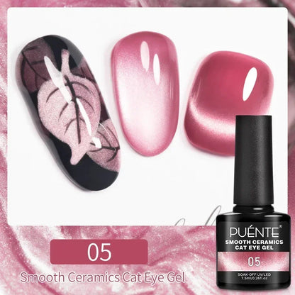 Puente Cat Eye Gel Fényes Kék