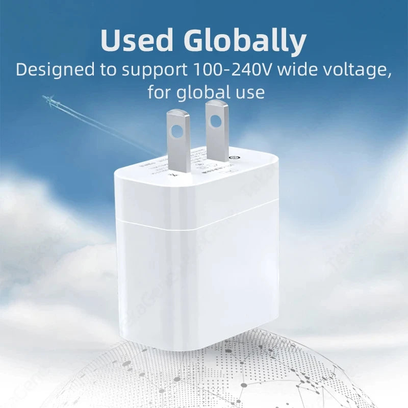 PD 20W USB C Gyors Töltőkábel