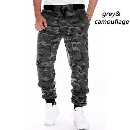 Camo Férfi Edzés Cargo Nadrág