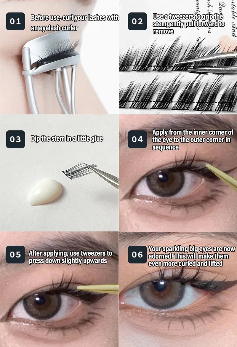 3D Egyedi Műszempillák Fox Eye