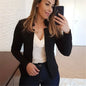 Women's White Blazer Slim