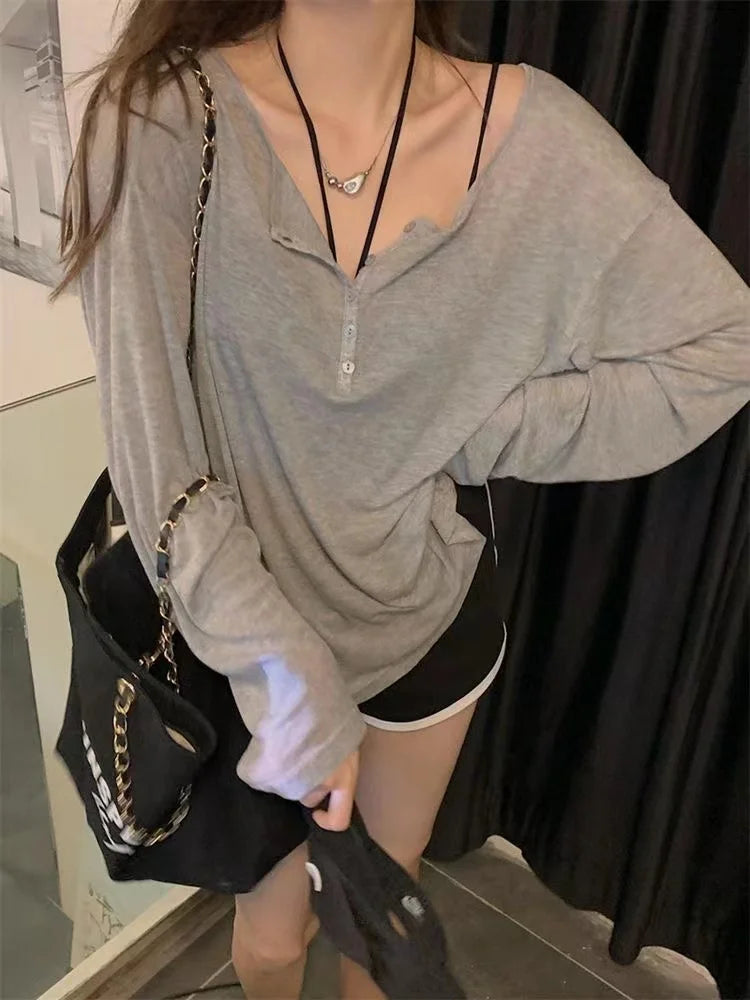 Korean Women's Long Sleeve Top