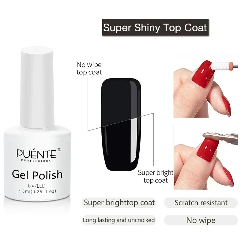 Puente Cat Eye Gel Fényes Kék
