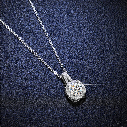 Moissanite Igazi Női Nyaklánc