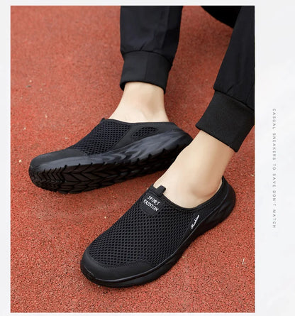 Férfi Nyári Papucs - Lélegző Hálós Slip-On Félcipő