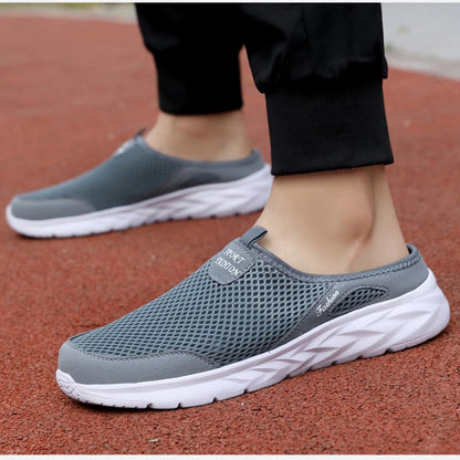 Férfi Nyári Papucs - Lélegző Hálós Slip-On Félcipő