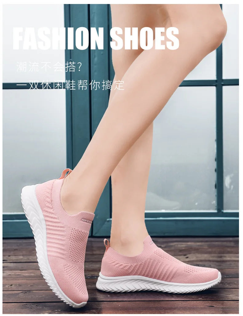 Férfi-Női Sportos Cipő - Kényelmes Slip-On Sneaker